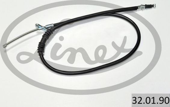 Трос ручника (тросик ручного тормоза) Linex. Артикул 32.01.90
