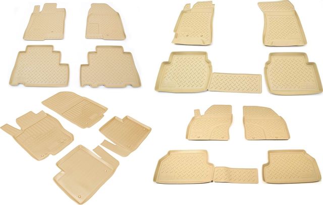 Коврики Норпласт для салона Ford Kuga III 2019-2026 Бежевый. Артикул NPA11-C22-420-B