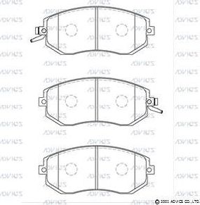 Тормозные колодки Advics. Артикул SN227P