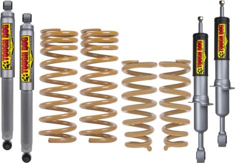 Лифт-комплект Tough Dog усиленной подвески для Toyota Land Cruiser 200 (Для бронированного автомобиля) 2007-2021. Артикул TD-200-AAFR