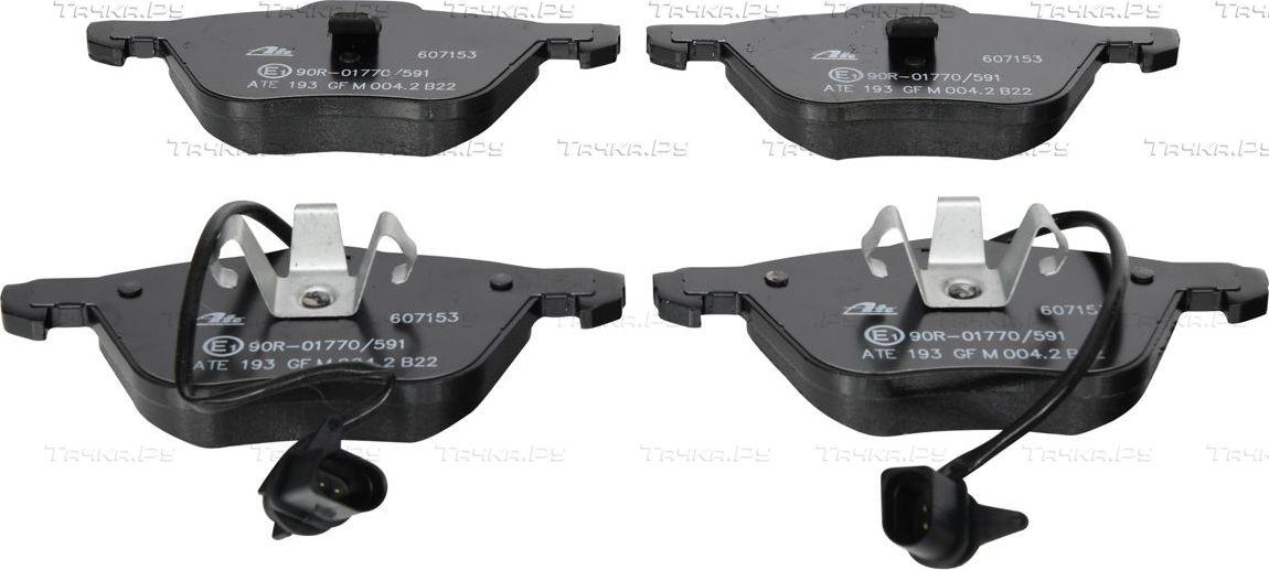 Тормозные колодки ATE передние для Ford Galaxy I 2000-2006. Артикул 13.0460-7153.2