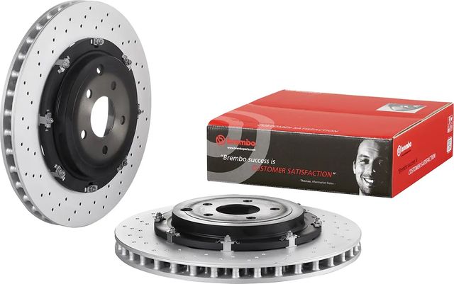 Тормозной диск Brembo PRIME LINE - Floating задний для Nissan GT-R I 2014-2026. Артикул 09.A190.33