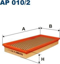 Воздушный фильтр Filtron. Артикул AP 010/2