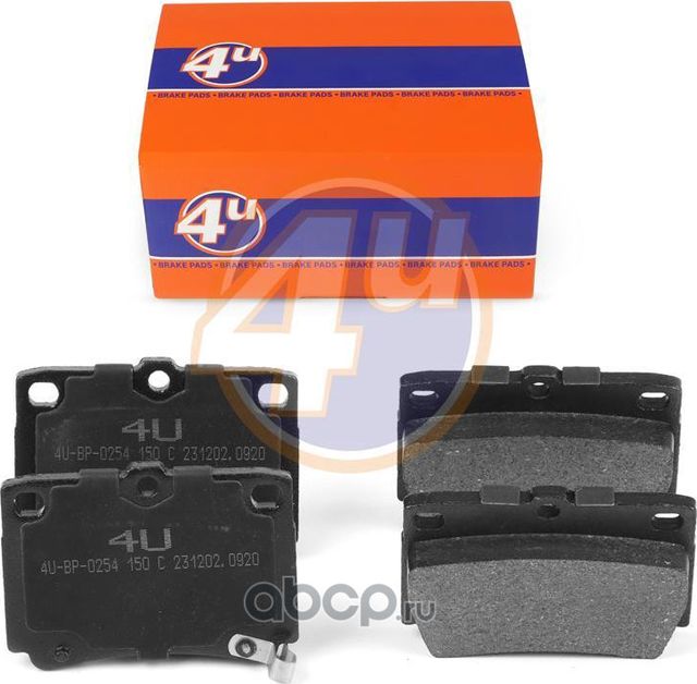 КОЛОДКИ ЗАД MITSUBISHI PAJERO II (V3_W, V2_W, V4_W, V5_W) PAJERO II CANVAS TOP ( (4U). Артикул 4UBP0254