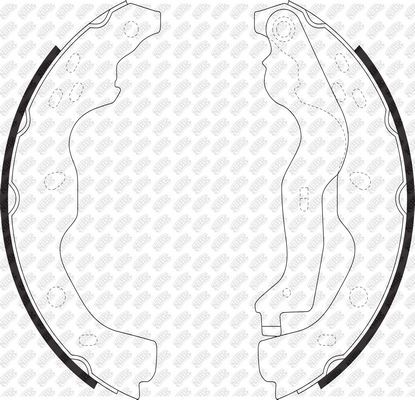 Тормозные колодки NiBK. Артикул FN0634