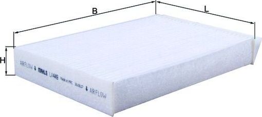 Салонный фильтр Mahle. Артикул LA 449