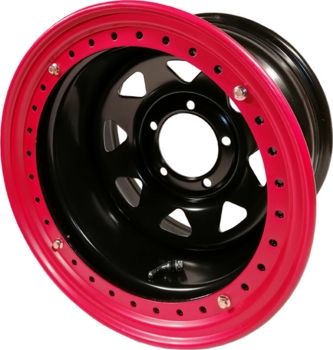Колёсный диск OFF-ROAD Wheels стальной черный с бедлоком 5x139,7 10xR16 d110 ET-44 для УАЗ Буханка 1990-2026. Артикул 1610-53910BL-44-BDL