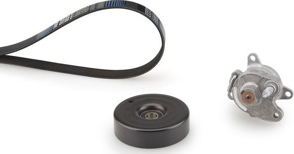 Приводной ремень поликлиновой с роликами (комплект) Gates Micro-V® для Mercedes-Benz Sprinter 903 1995-2006. Артикул K036PK2203