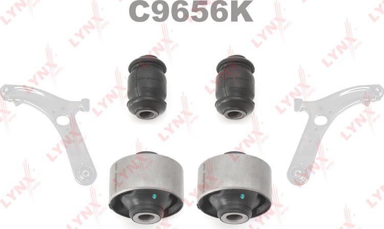 Сайлентблок переднего рычага подвески LYNXauto KIT. Артикул C9656K