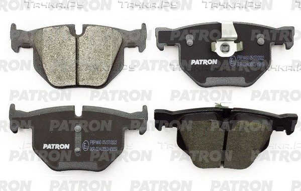 Тормозные колодки Patron задние для BMW X6 I (E71) 2008-2014. Артикул PBP1460