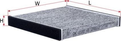 Салонный фильтр Sakura. Артикул CAC-11230