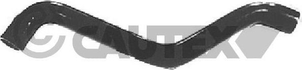 Патрубок системы охлаждения (радиатора) Cautex верхний для Volkswagen Vento 1991-1998. Артикул 466015