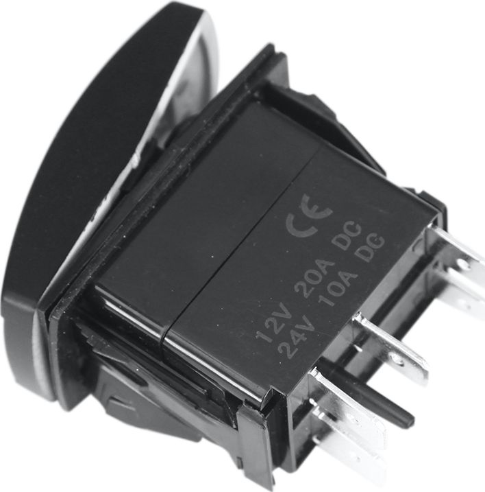 Переключатель РИФ включения/выключения ОСВЕЩЕНИЕ ГРУЗОВОГО КУЗОВА с белой подсветкой. Артикул RIF22-1-1101000