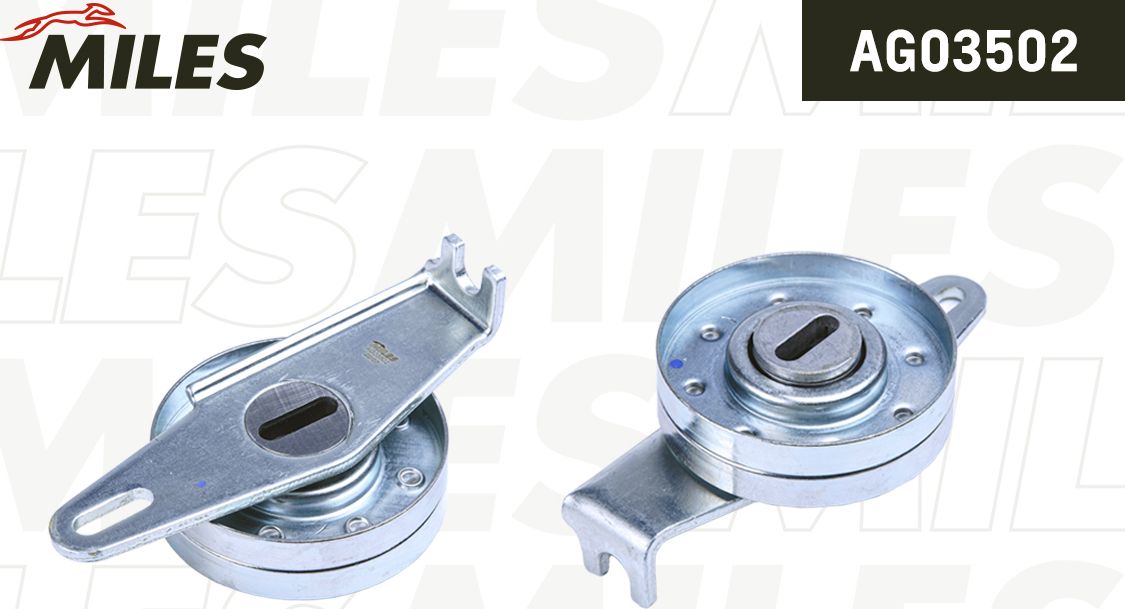 Натяжной ролик (натяжитель) приводного поликлинового ремня Miles. Артикул AG03502