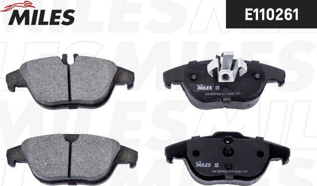 Тормозные колодки Miles (Semi-Metallic). Артикул E110261