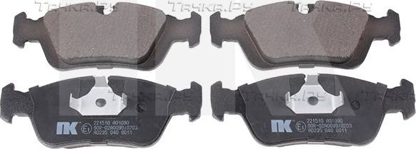 Тормозные колодки NK передние для BMW Z4 I (E85/E86) 2002-2009. Артикул 221510