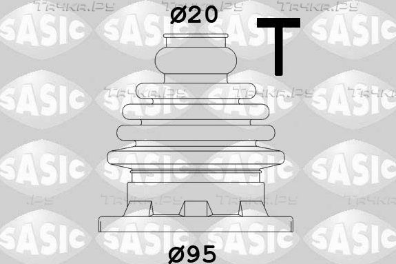 Пыльник ШРУСа внутренний Sasic (термопласт) для Volkswagen Golf I 1974-1983. Артикул 9004603
