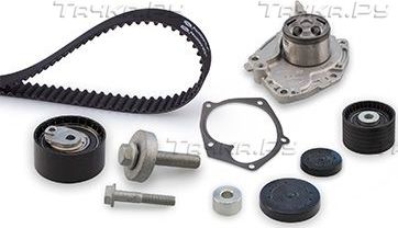 Помпа (водяной насос) с комплектом ремня ГРМ Gates PowerGrip® для Renault Megane III 2008-2016. Артикул KP45550XS
