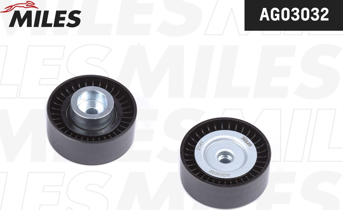 Направляющий (ведущий) ролик приводного поликлинового ремня Miles. Артикул AG03032