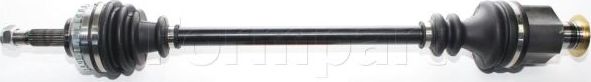Полуось (привод в сборе, приводной вал) Formpart передняя правая для Renault Clio II 2000-2013. Артикул 22380096/S