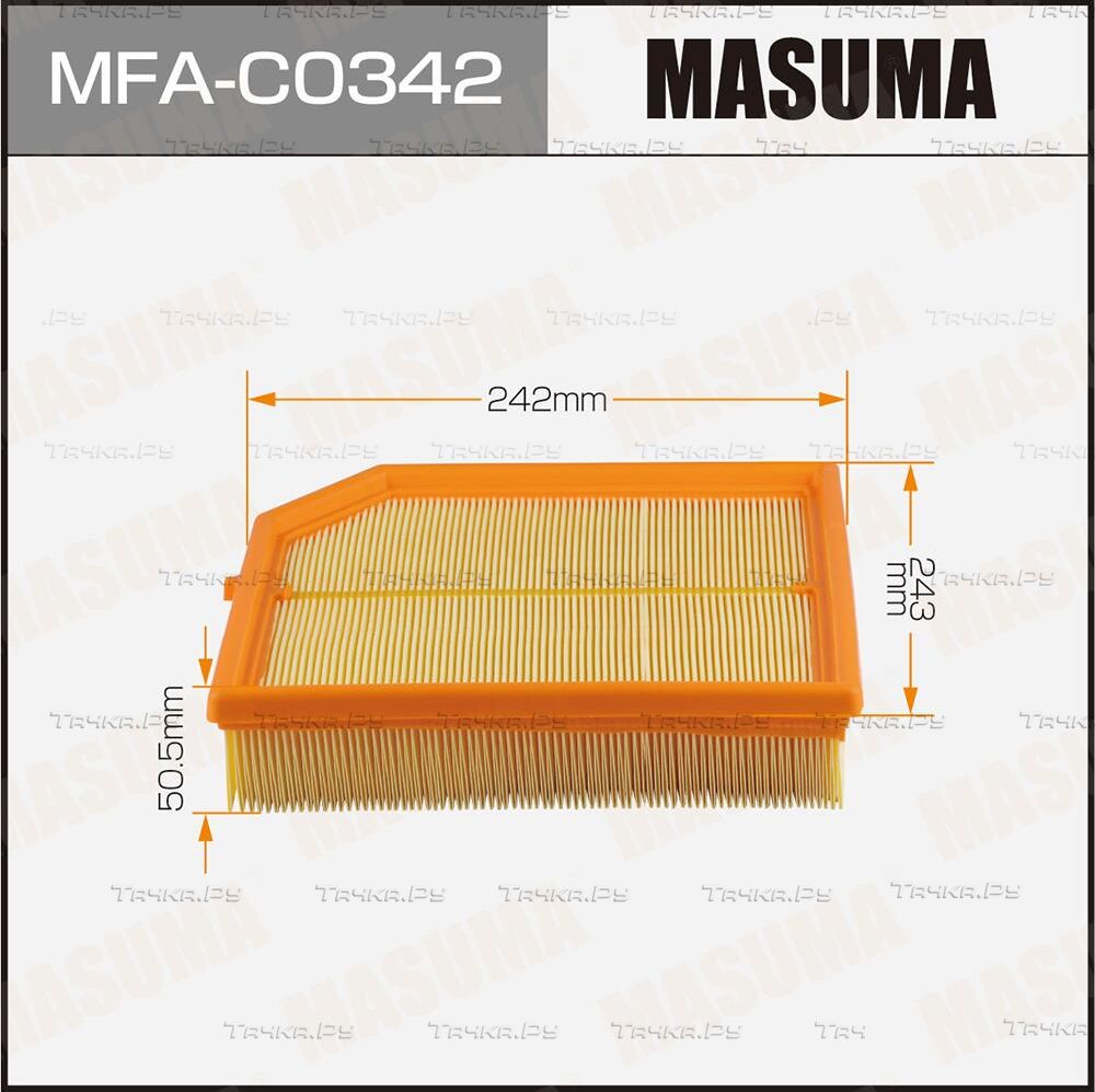 MFAC0342, Воздушный фильтр A0754 MASUMA GEELY TUGELLA 20- (1/20). Артикул MFAC0342