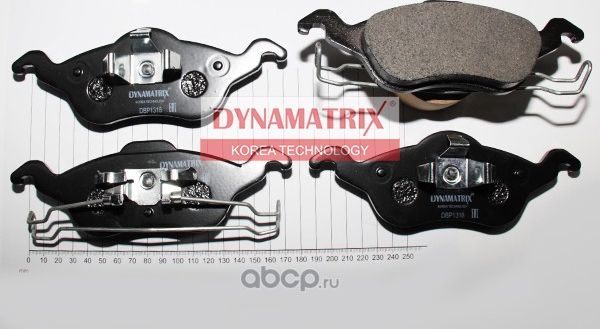 Колодки тормозные дисковые (Dynamatrix-Korea) Dynamatrix-Korea. Артикул DBP1318