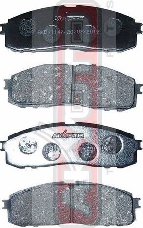 Тормозные колодки Akyoto Packing AKYOTO. Артикул AKD-1147