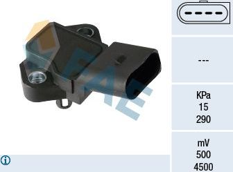 Датчик абсолютного давления (ДАД, MAP) FAE. Артикул 15185