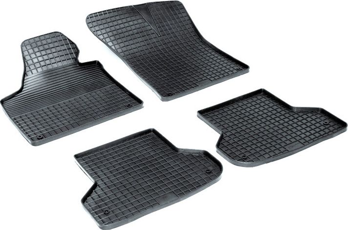 Коврики резиновые Seintex с узором сетка для салона Audi А3 8P (3/5 дв) 2003-2012. Артикул 00835