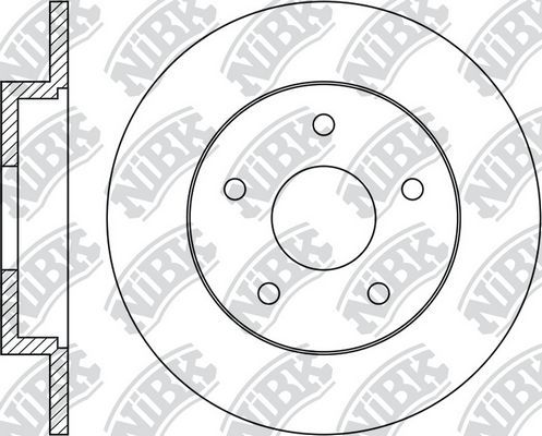 Тормозной диск NiBK. Артикул RN1189