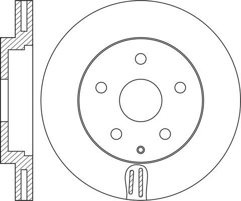 Тормозной диск NiBK передний для Mazda CX-9 II 2016-2026. Артикул RN2092
