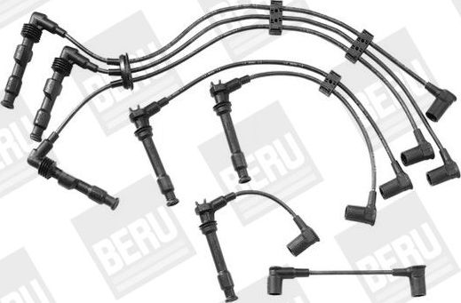 Высоковольтные провода (провода зажигания) (комплект) Beru. Артикул ZEF601