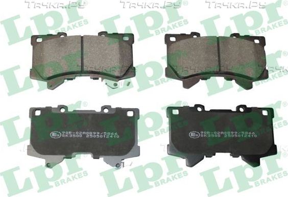 Тормозные колодки LPR. Артикул 05P2410