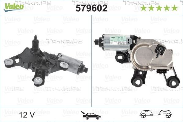 Мотор стеклоочистителя (моторчик дворников) Valeo Orignal Part. Артикул 579602