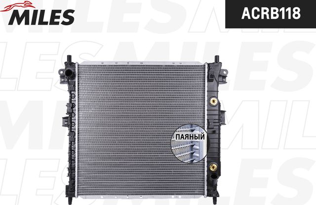 Радиатор охлаждения двигателя Miles для SsangYong Actyon I 2006-2011. Артикул ACRB118