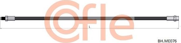 Тормозной шланг Cofle. Артикул 92.BH.ME076