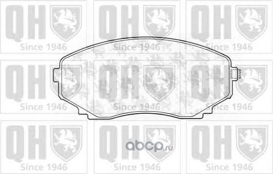 КОЛОДКИ ТОРМОЗНЫЕ ДИСКОВЫЕ КОМПЛЕКТ (QH). Артикул BP1024