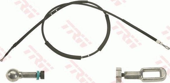 Трос ручника (тросик ручного тормоза) TRW. Артикул GCH3010