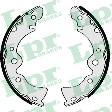Тормозные колодки LPR. Артикул 04870
