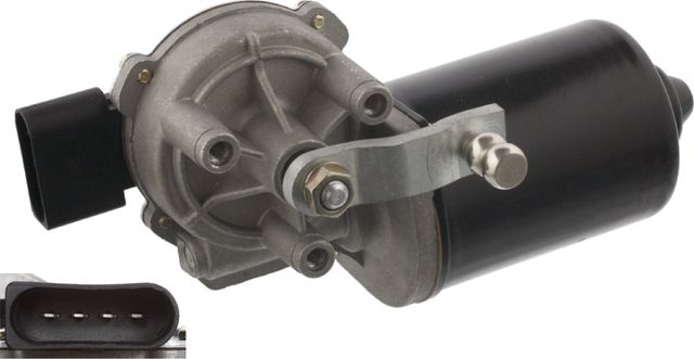 Мотор стеклоочистителя (моторчик дворников) Febi Bilstein передний для Volkswagen Bora 1998-2013. Артикул 37619