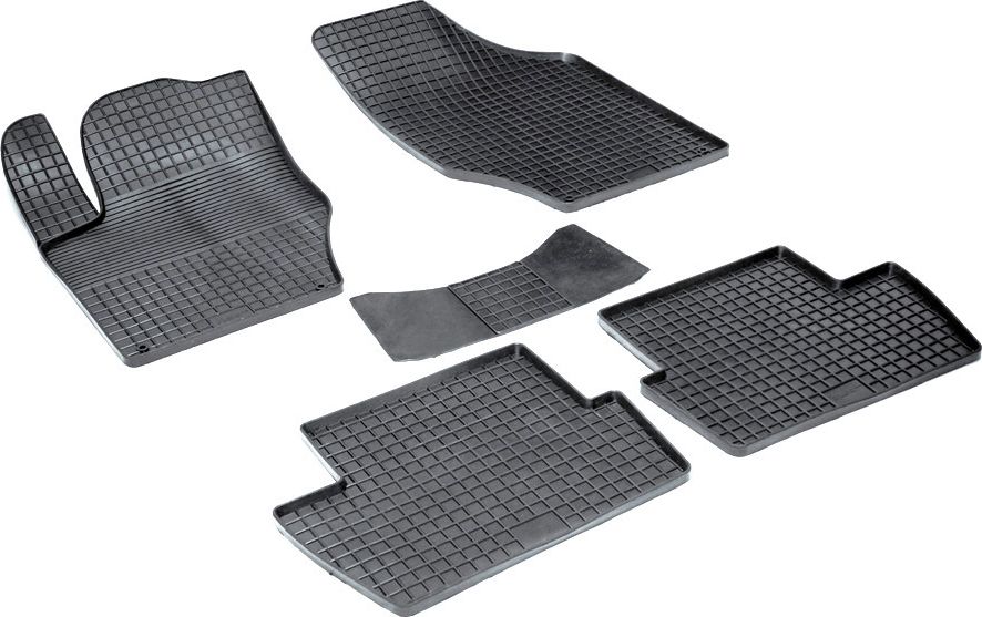 Коврики резиновые Seintex с узором сетка для салона Peugeot 408 2012-2026. Артикул 00746