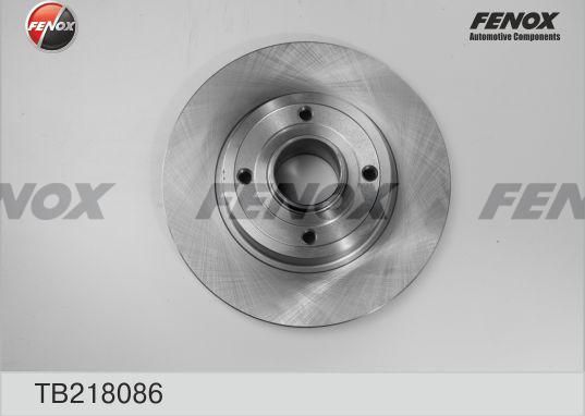 Тормозной диск Fenox задний для Renault Wind 2010-2013. Артикул TB218086