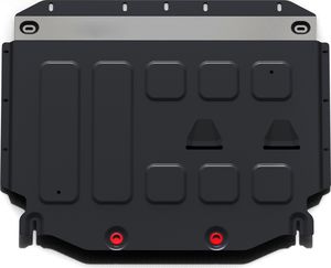 Защита АвтоБРОНЯ для картера и КПП Geely Tugella 2020-2025. Артикул 111.01923.1