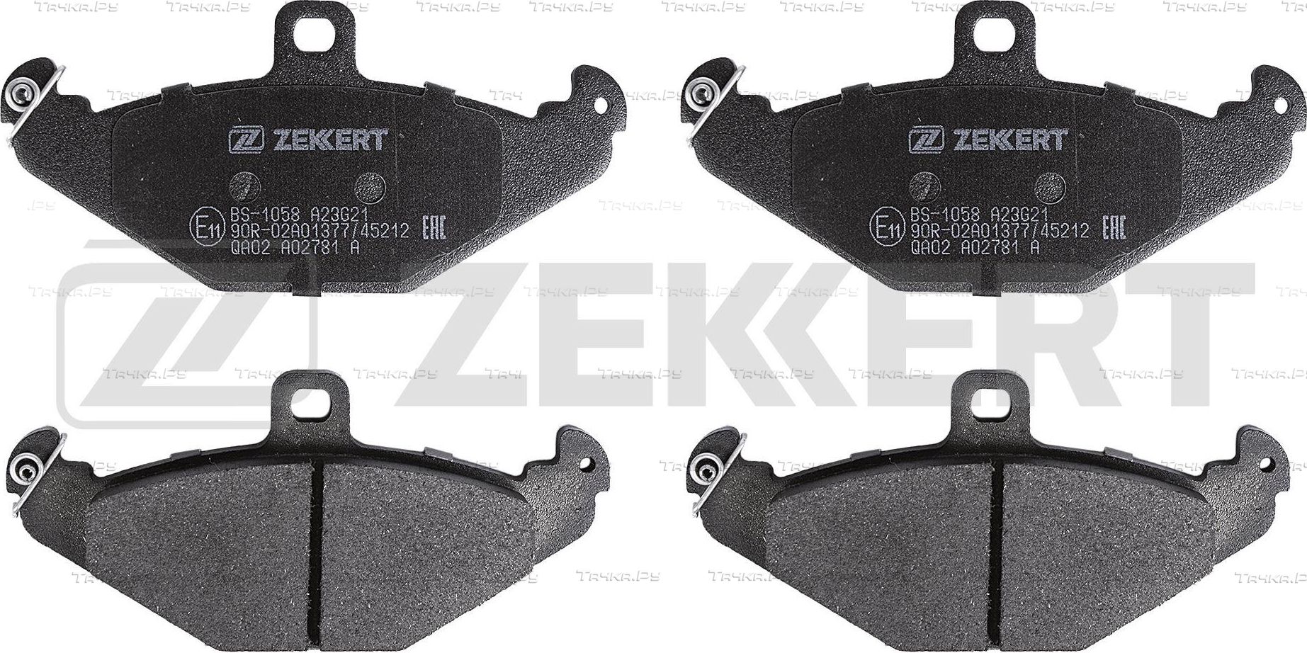 Тормозные колодки Zekkert задние для Renault Laguna I 1993-2001. Артикул BS-1058