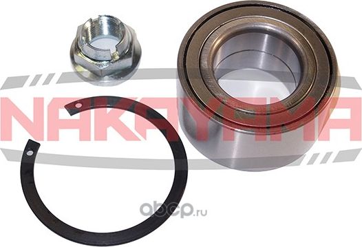 Подшипник задней ступицы колеса, комплект DACIA DUSTER 1.5dCi/1.6i 16V 4X4 10-, (Nakayama). Артикул M1065NY