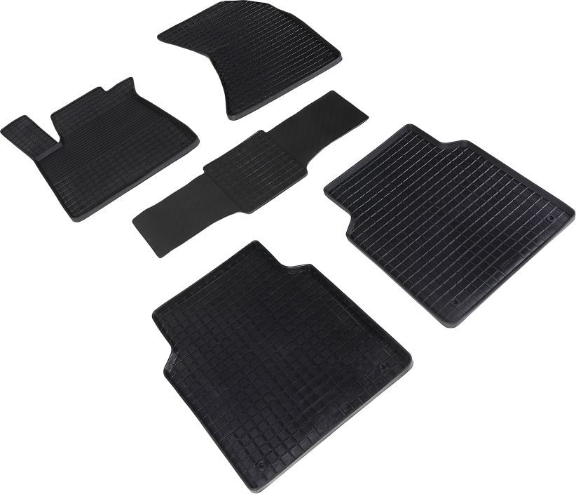 Коврики резиновые Seintex с узором сетка для салона Audi A8 D4 2010-2017. Артикул 85446