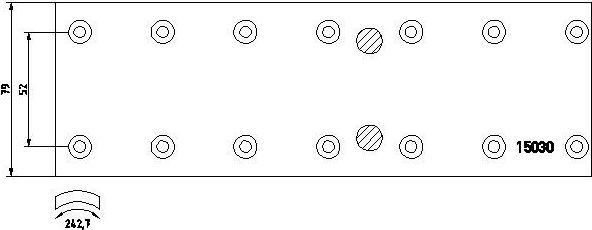 Тормозные накладки Textar для Mercedes-Benz T2 I 1970-1988. Артикул 1503002