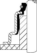 АВТОПРИНАДЛЕЖНОСТЬ Corteco (FPM (Fluor-Kautschuk)). Артикул 49472878