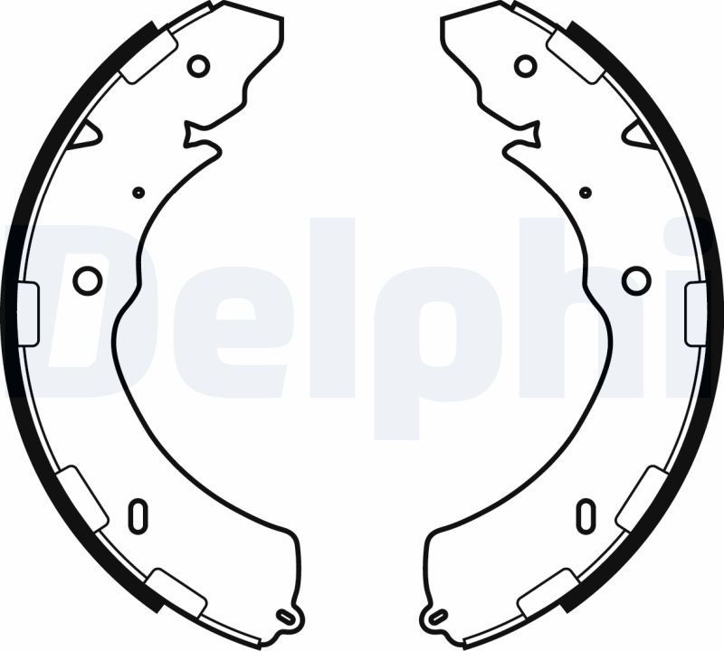 Тормозные колодки Delphi. Артикул LS2064