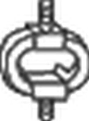 Крепление глушителя Bosal (Бельгия). Артикул 255-511